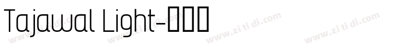 Tajawal Light字体转换